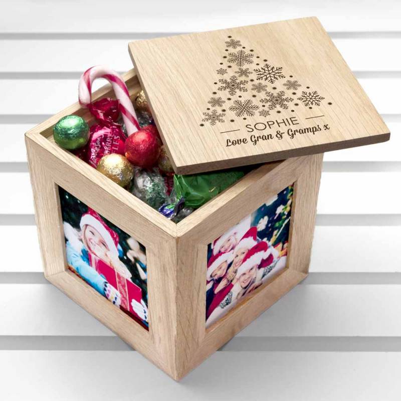 Personalised Christmas Photo Cube