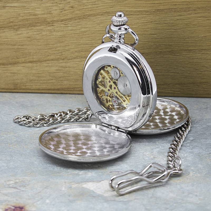 Personalised Dual Sided Pocket Watch