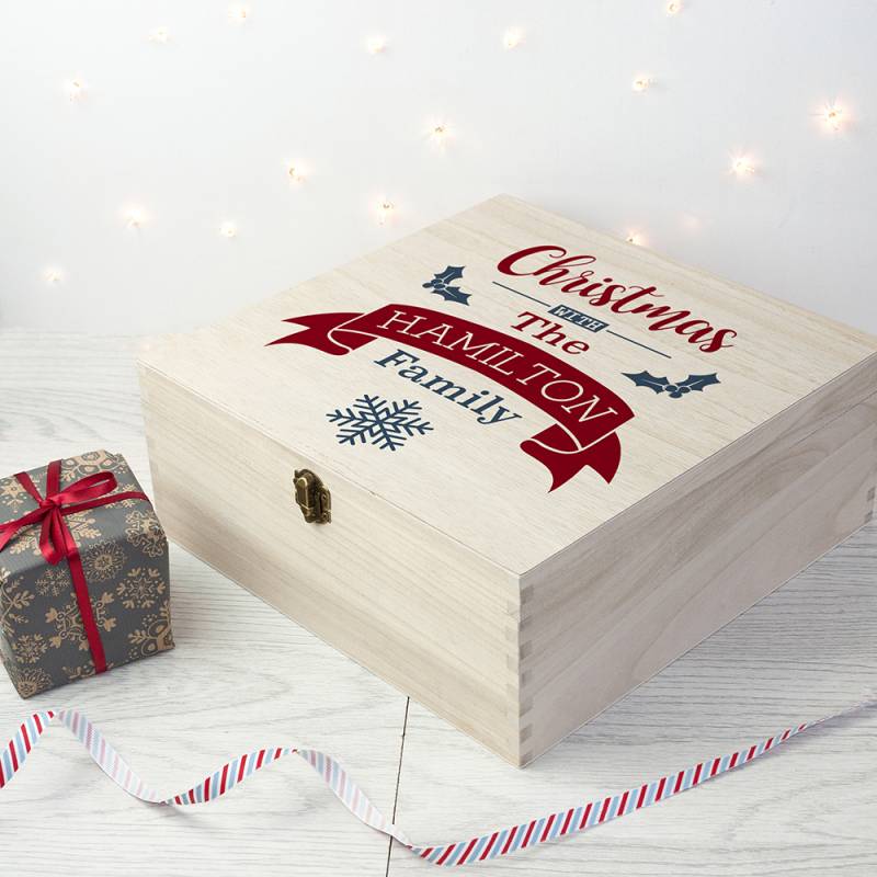 Personalised Our Familys Christmas Eve Box