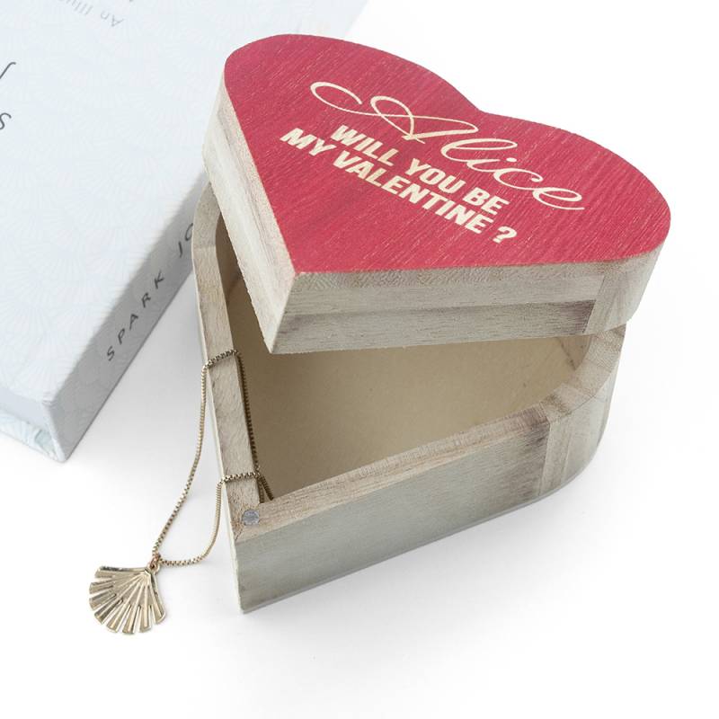 Personalised Valentines Trinket Box