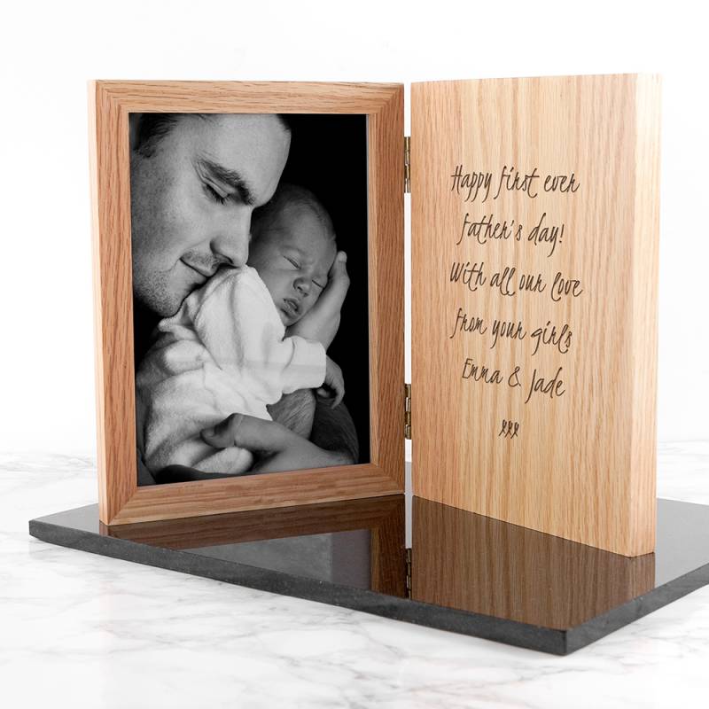 Personalised Engraved Photo Book Frame