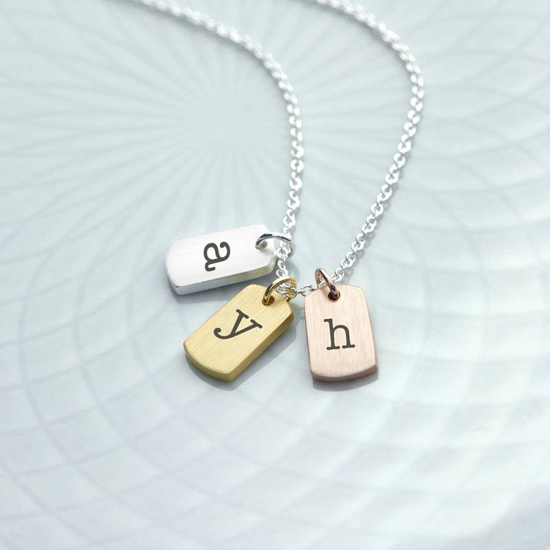 Personalised Mini Tags Necklace