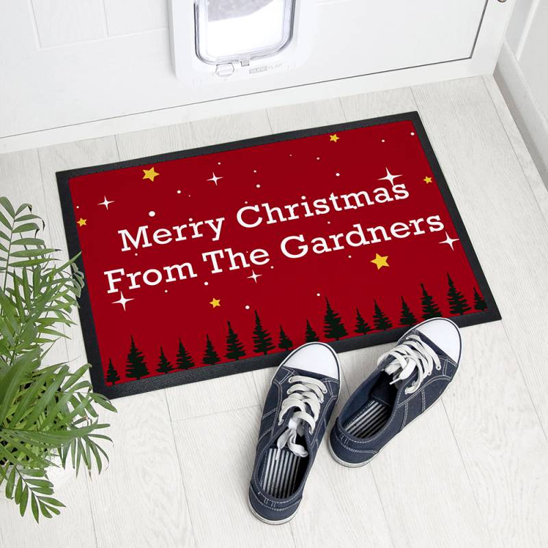 Personalised Christmas Indoor Door Mat