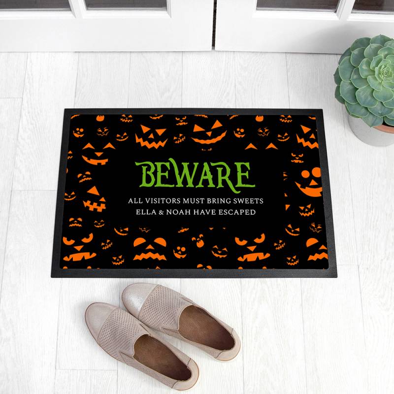 Personalised Halloween Door Mat