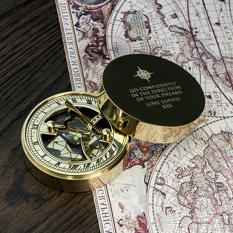 Personalised Sundial Compass