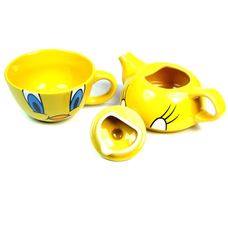 Tweety Pie Teapot and Cup Set