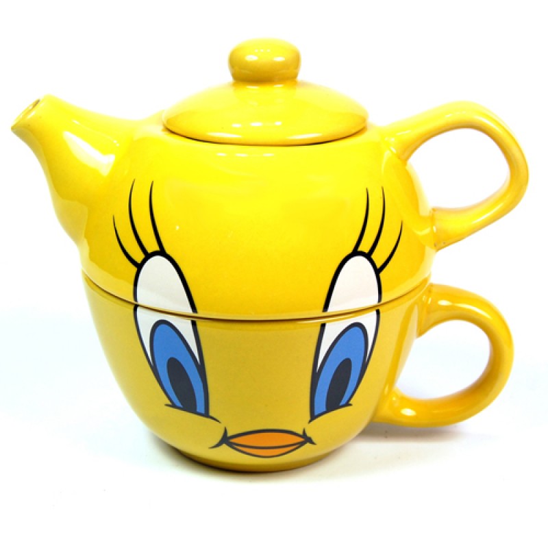 Tweety Pie Teapot and Cup Set
