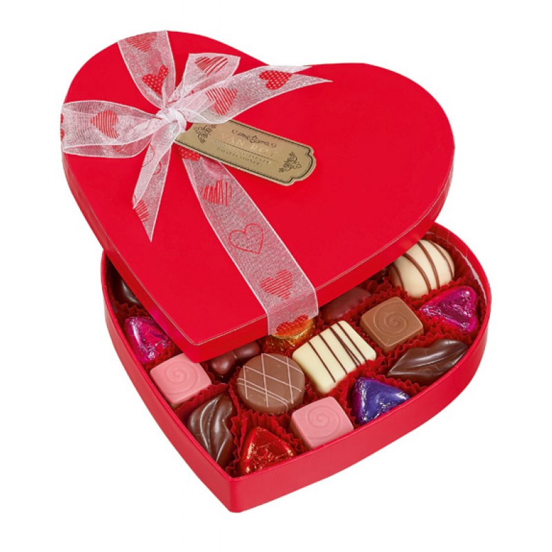 Red Heart Romantic Luxury Belgian Chocolates