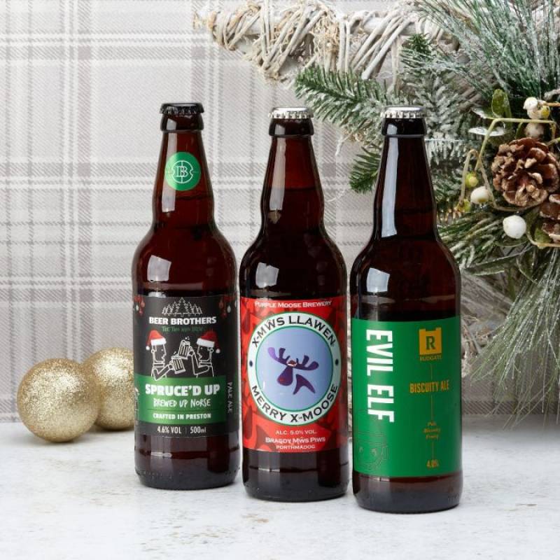 Christmas Beer 3 Pack  Funky Hampers