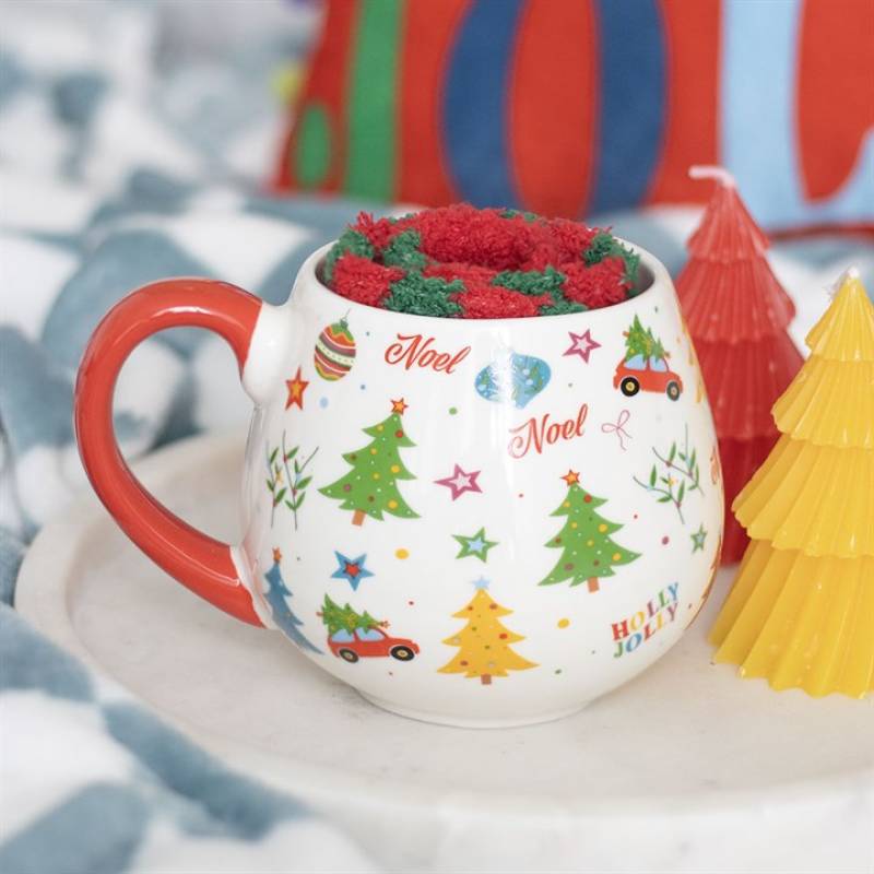 Christmas Cheer Mug & Socks Duo