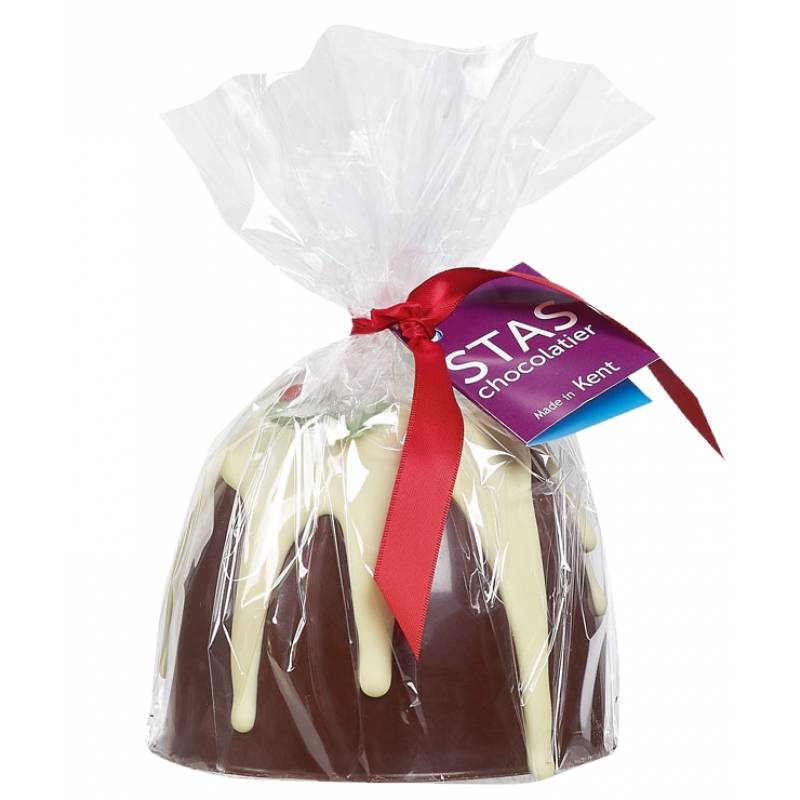 Chocolate Christmas Pudding Filled With Chocolates