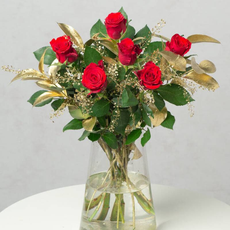 Christmas Red Roses
