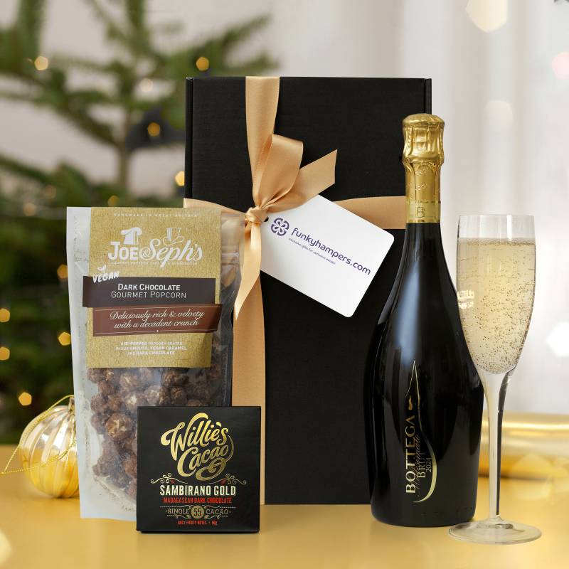 Christmas Prosecco and Vegan Treats Hamper