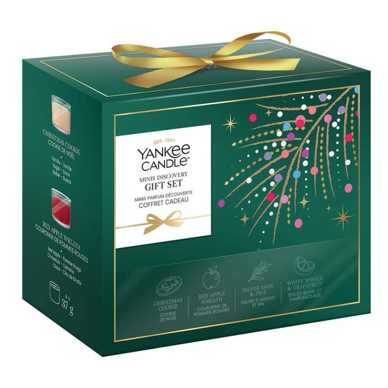 Yankee Candle 4 Filled Votive Candle Christmas Gift Set Yankee Candle 4 Filled Votive Candle Christmas Gift Set